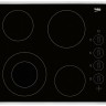 Beko Электрическая варочная панель HIC 64101 X, цвет панели черный, цвет рамки серебристый