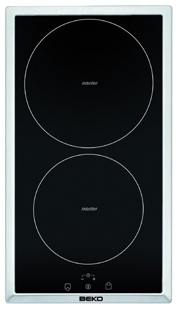 Beko Индукционная варочная панель HDMI 32400 DTX, цвет панели черный, цвет рамки серебристый