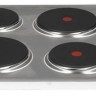 Beko Электрическая варочная панель HIZE 64101 X, цвет панели серебристый, цвет рамки серебристый