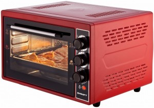 Мини-печь KRAFT KF-MO4506R красный