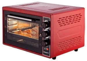 KRAFT Мини-печь KF-MO 3804 RKR красный