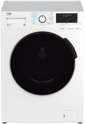 Beko Стиральная машина с сушкой WDB 7425 R2W, белый